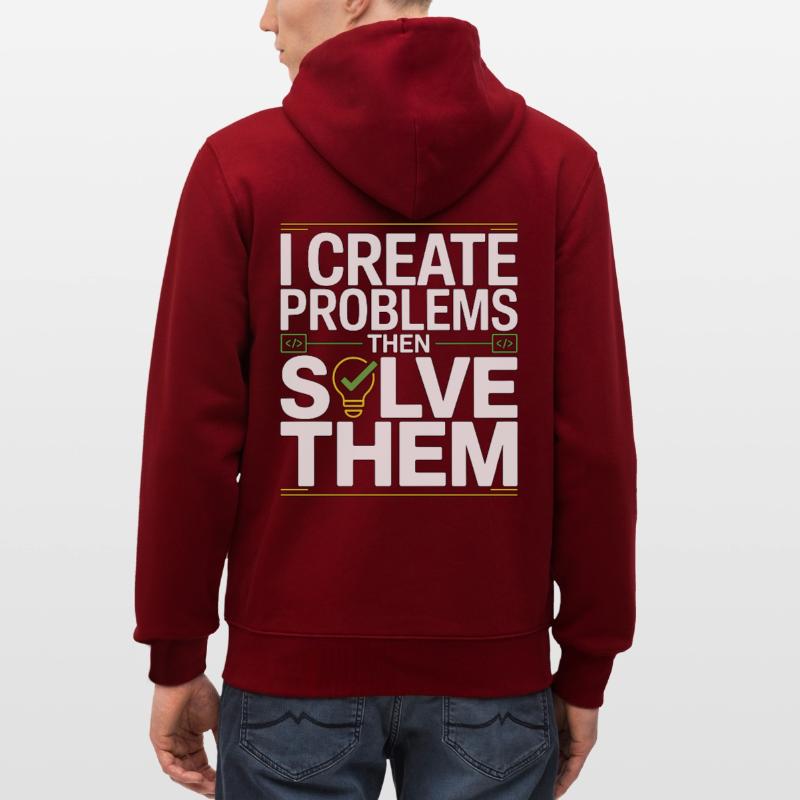 Game Developer I Create Problems Then Game Coder Stanley/Stella Unisex Bio-Kapuzenjacke CULTIVATOR 