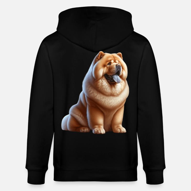 ChowChow - Veste à capuche bio CULTIVATOR Stanley/Stella Unisexe - noir