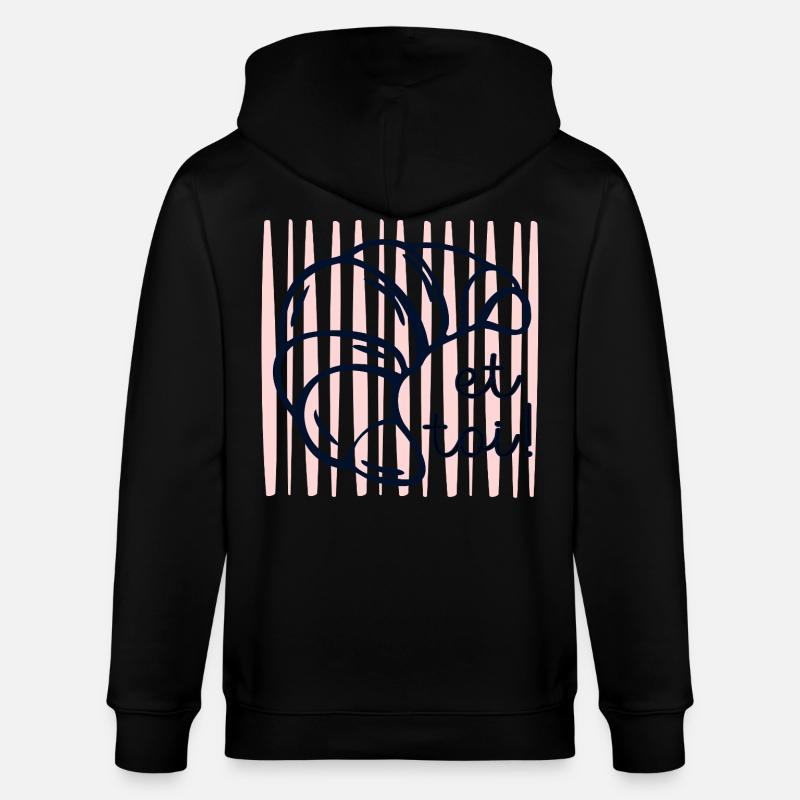 Croissant et toi - Veste à capuche bio CULTIVATOR Stanley/Stella Unisexe - noir