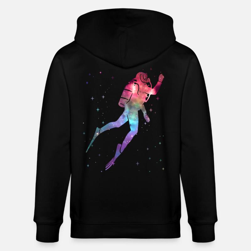 Plongée spatiale pour plongeurs Enfants - Veste à capuche bio CULTIVATOR Stanley/Stella Unisexe - noir
