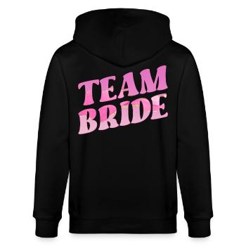 Équipe de mariage mariée - Veste à capuche bio CULTIVATOR Stanley/Stella Unisexe - noir - Dos - Anna (173cm)