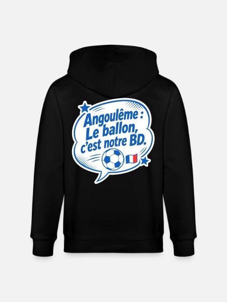 Angoulême BD Foot - Stanley/Stella Unisex Bio-Kapuzenjacke CULTIVATOR  - Schwarz