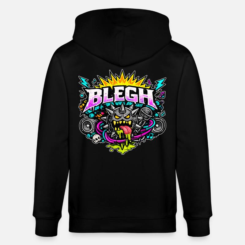 Édition Blegh Comic - Veste à capuche bio CULTIVATOR Stanley/Stella Unisexe - noir