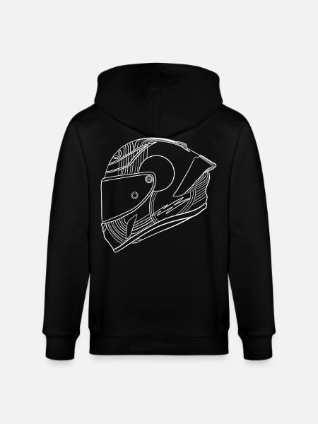 Casque Weis - Veste à capuche bio CULTIVATOR Stanley/Stella Unisexe - noir
