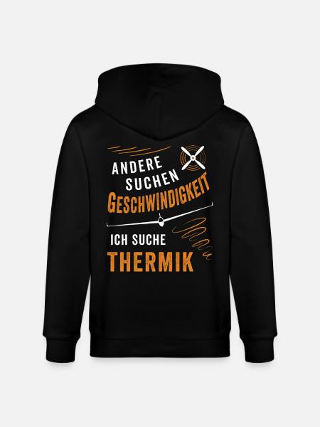 Ich suche Thermik Segelflug - Stanley/Stella Unisex Bio-Kapuzenjacke CULTIVATOR - Schwarz