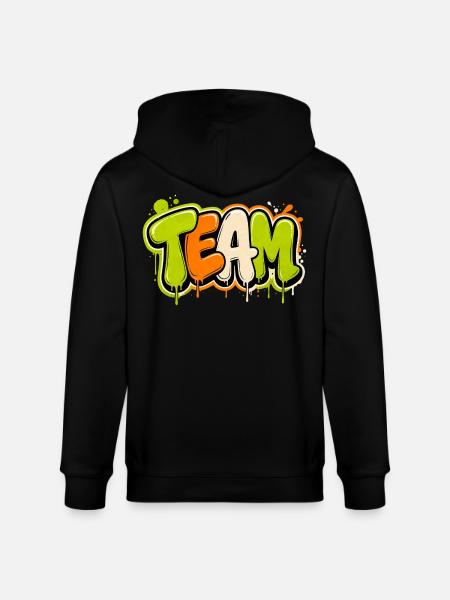 Team - Stanley/Stella CULTIVATOR  Unisex Organic Hooded Jacket - black