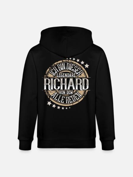 Richard - Stanley/Stella Unisex Bio-Kapuzenjacke CULTIVATOR - Schwarz