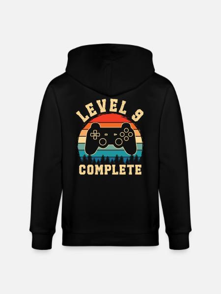 Level 9 complete – Enfant 9 ans - Veste à capuche bio CULTIVATOR Stanley/Stella Unisexe - noir