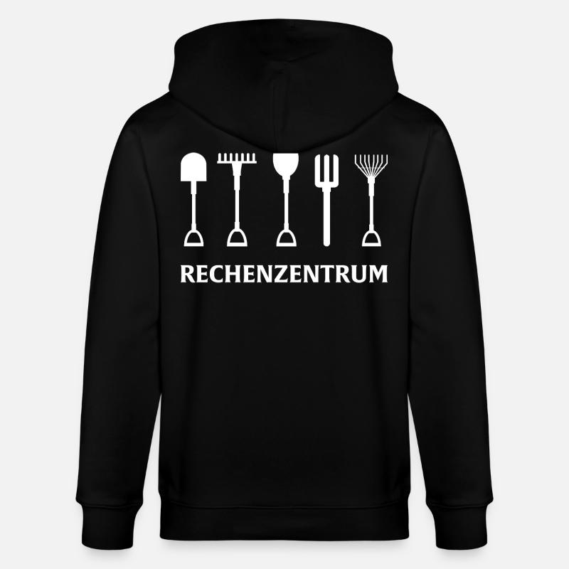 Rechenzentrum Gartenarbeit  - Stanley/Stella Unisex Bio-Kapuzenjacke CULTIVATOR  - Schwarz