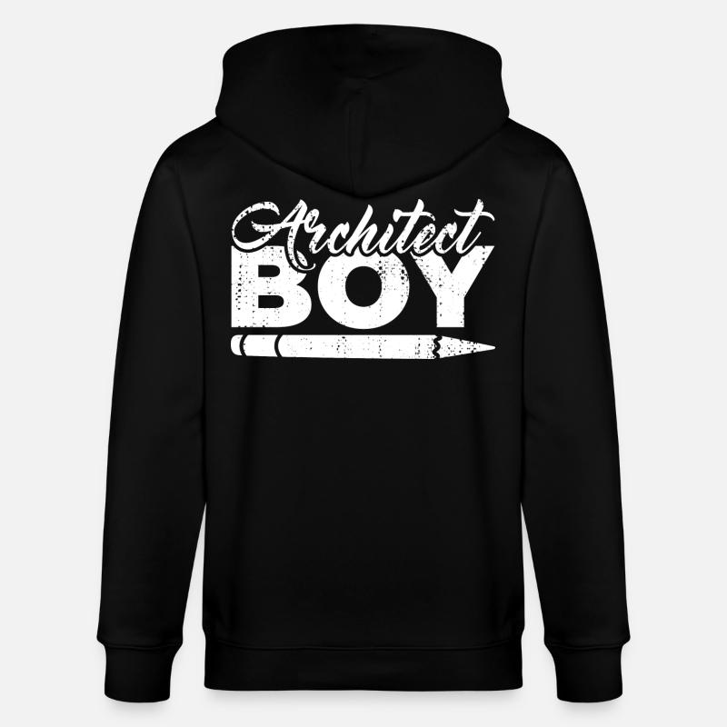 Garçon d’architecte - Veste à capuche bio CULTIVATOR Stanley/Stella Unisexe - noir