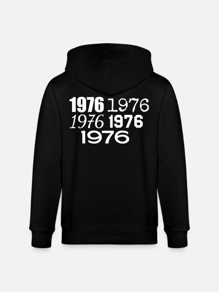 1976 - Stanley/Stella CULTIVATOR  Unisex Organic Hooded Jacket - black