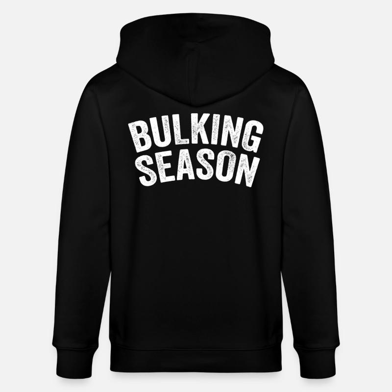 Saison de prise de masse Blanche - Veste à capuche bio CULTIVATOR Stanley/Stella Unisexe - noir