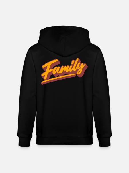 Family - Stanley/Stella Unisex Bio-Kapuzenjacke CULTIVATOR  - Schwarz
