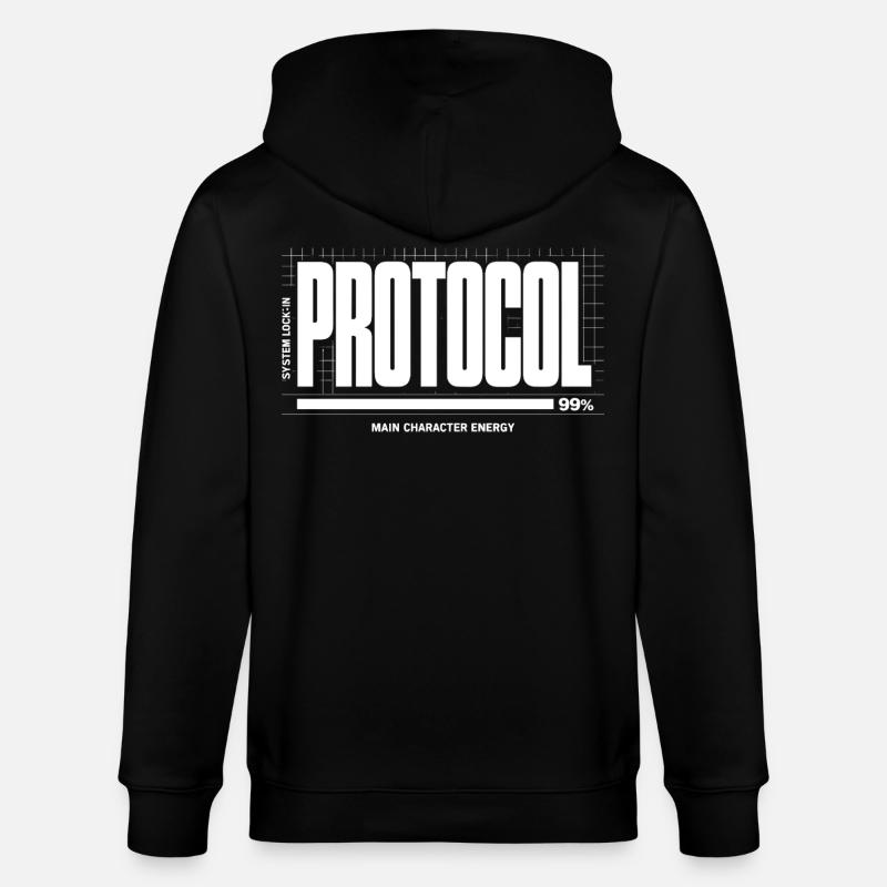 System Down Imperfect Project - Stanley/Stella CULTIVATOR  Unisex Organic Hooded Jacket - black
