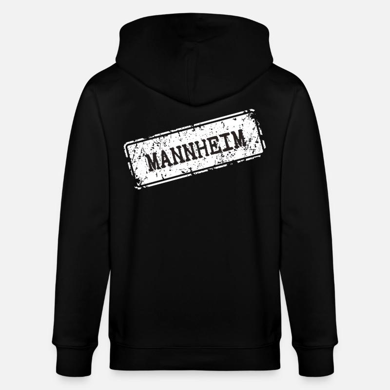 Mannheim  - Stanley/Stella Unisex Bio-Kapuzenjacke CULTIVATOR  - Schwarz