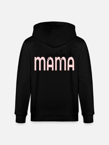 Zweifach Mama - Stanley/Stella Unisex Bio-Kapuzenjacke CULTIVATOR - Schwarz