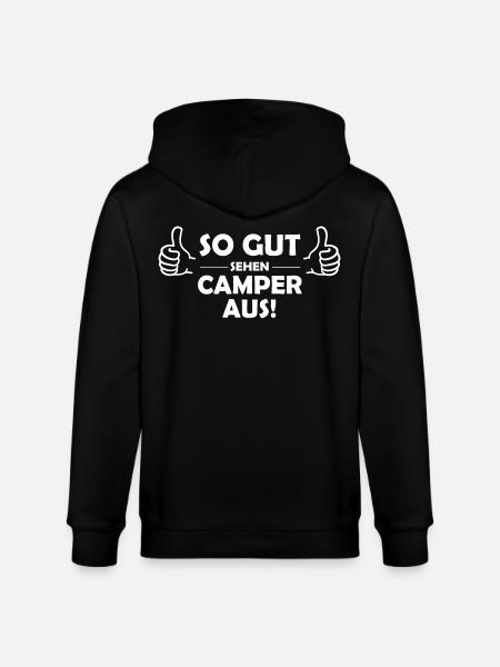 So gut sehen Camper aus - Stanley/Stella Unisex Bio-Kapuzenjacke CULTIVATOR - Schwarz