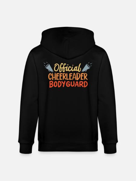 Official Cheerleader Bodyguard - Stanley/Stella CULTIVATOR Unisex Organic Hooded Jacket - black