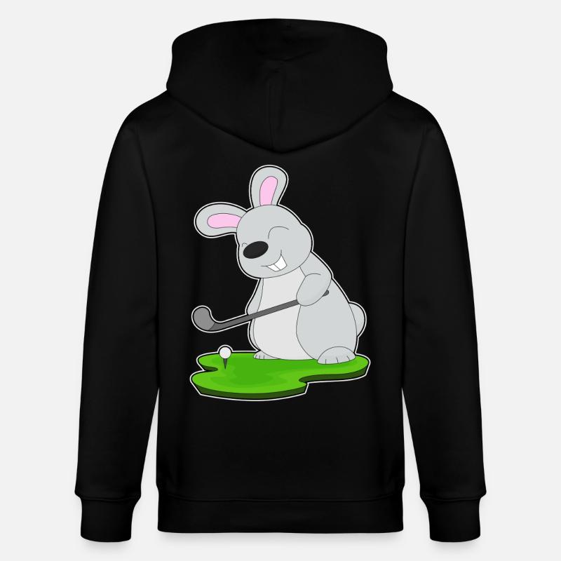 Rabbit Golf Golf Clubs - Veste à capuche bio CULTIVATOR Stanley/Stella Unisexe - noir