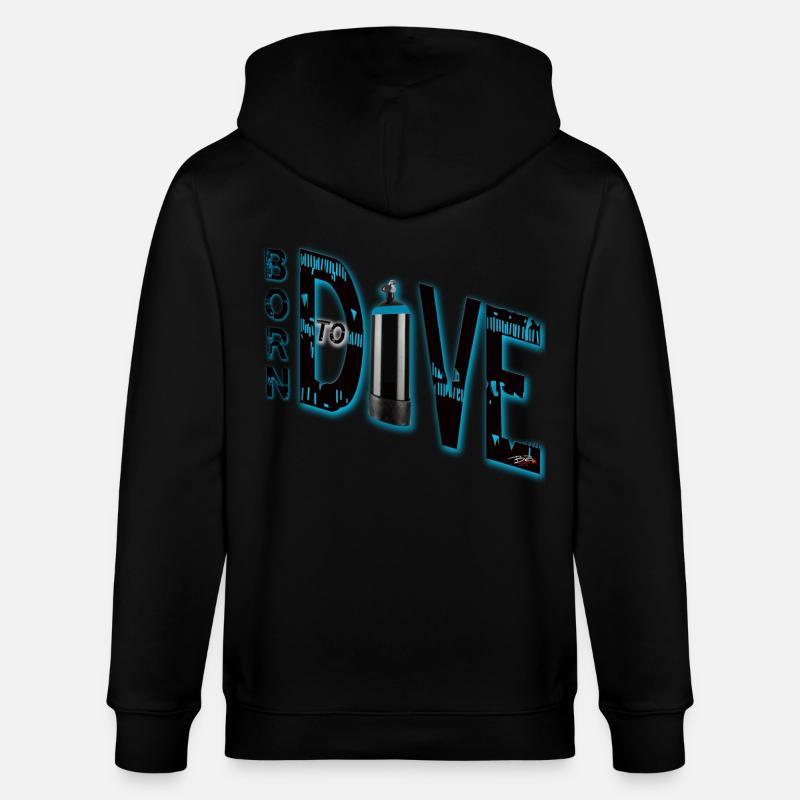 Né à Dive - Veste à capuche bio CULTIVATOR Stanley/Stella Unisexe - noir