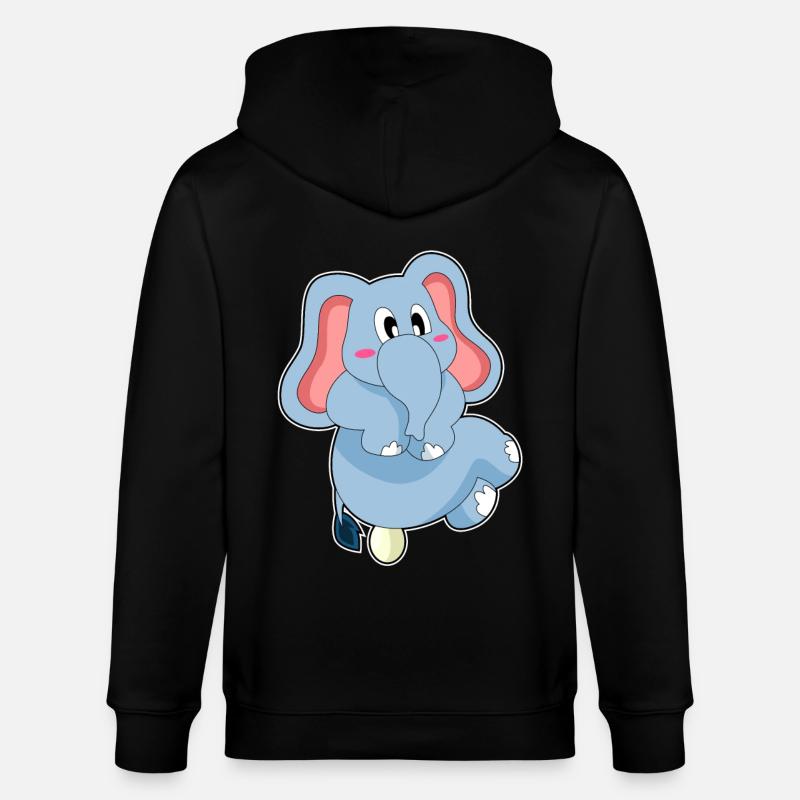 Oeuf d’éléphant - Veste à capuche bio CULTIVATOR Stanley/Stella Unisexe - noir