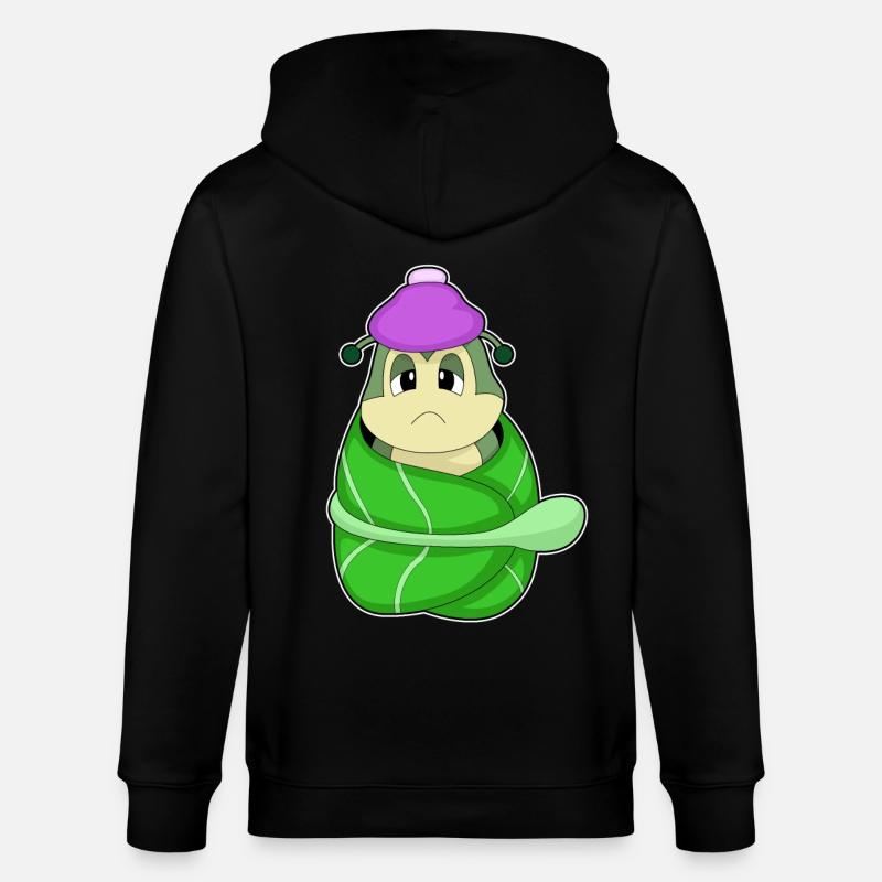 Chenille malade - Veste à capuche bio CULTIVATOR Stanley/Stella Unisexe - noir