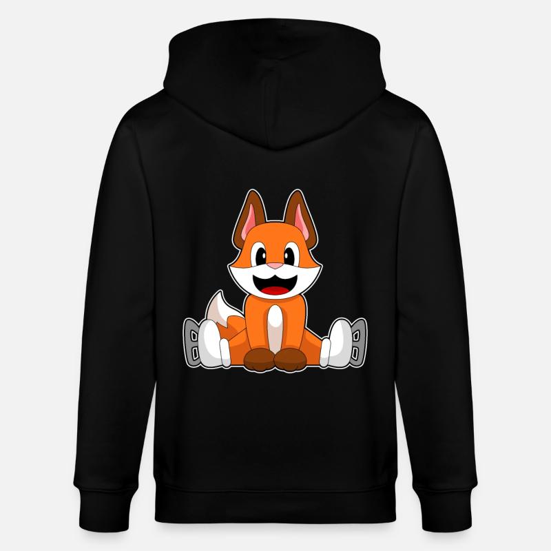 Patins à glace Fox - Veste à capuche bio CULTIVATOR Stanley/Stella Unisexe - noir