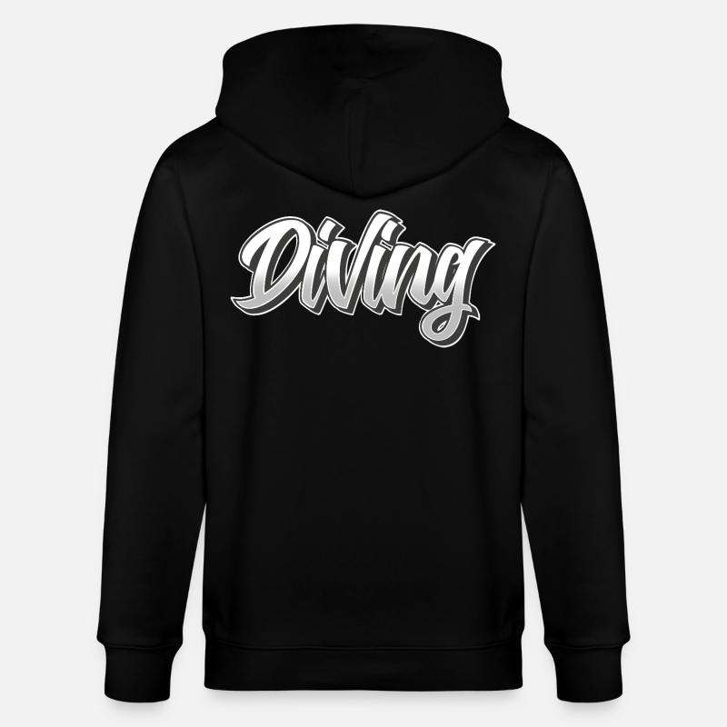 Tauchen - Stanley/Stella Unisex Bio-Kapuzenjacke CULTIVATOR  - Schwarz