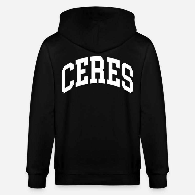 Ceres - Stanley/Stella Unisex Bio-Kapuzenjacke CULTIVATOR  - Schwarz