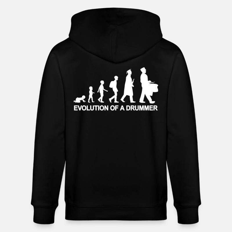 Trommler Evolution - Stanley/Stella Unisex Bio-Kapuzenjacke CULTIVATOR  - Schwarz