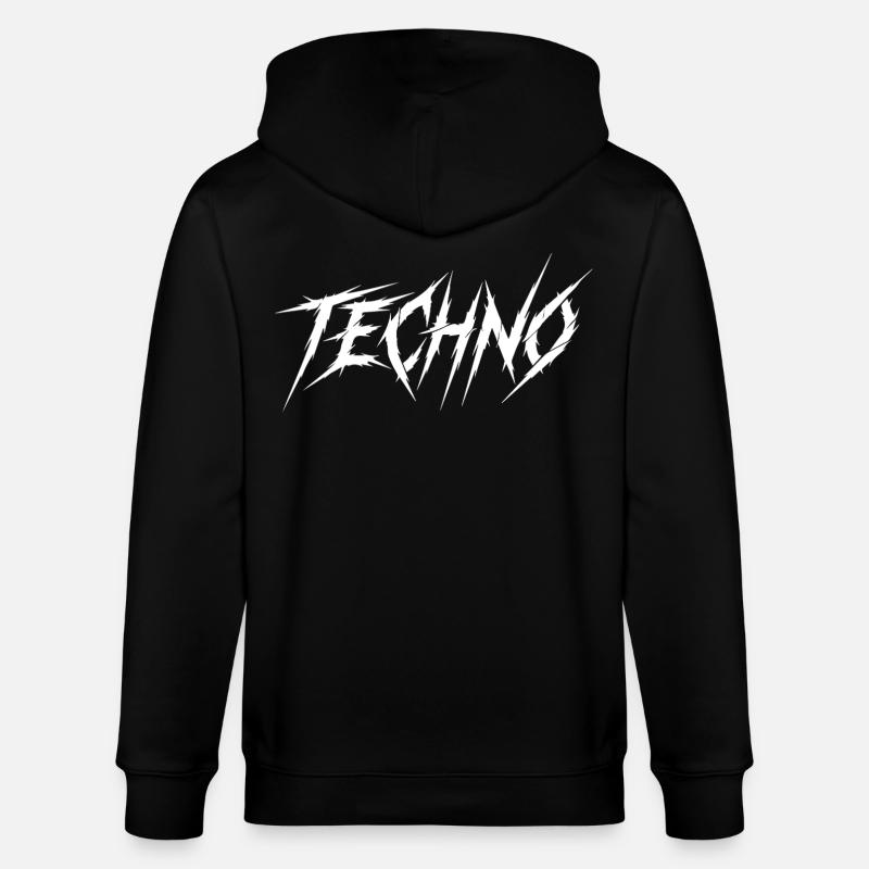 Police Sharp Techno - Veste à capuche bio CULTIVATOR Stanley/Stella Unisexe - noir