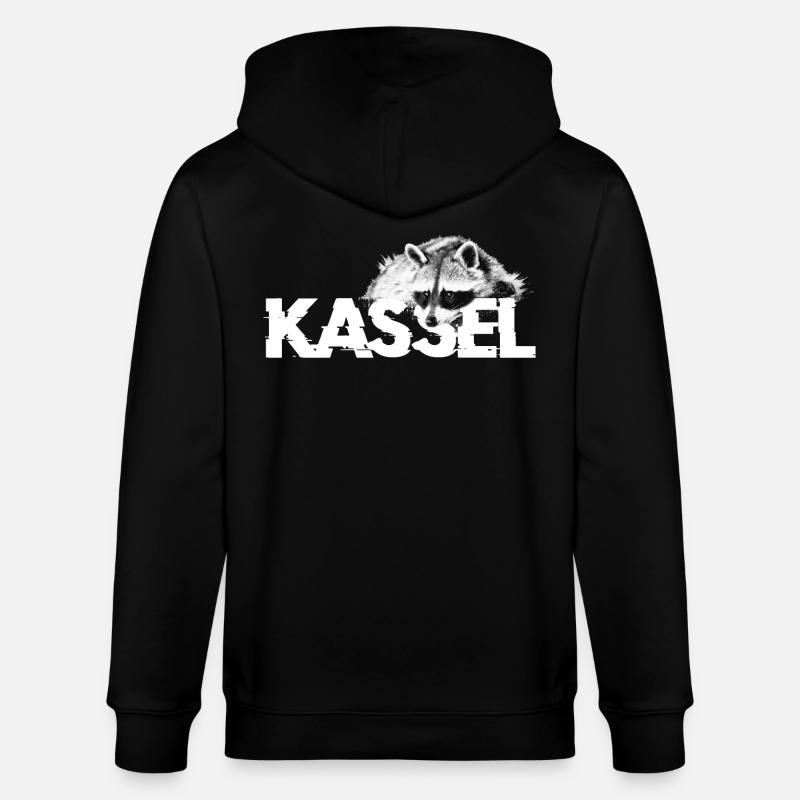 raton laveur Kassel - Veste à capuche bio CULTIVATOR Stanley/Stella Unisexe - noir