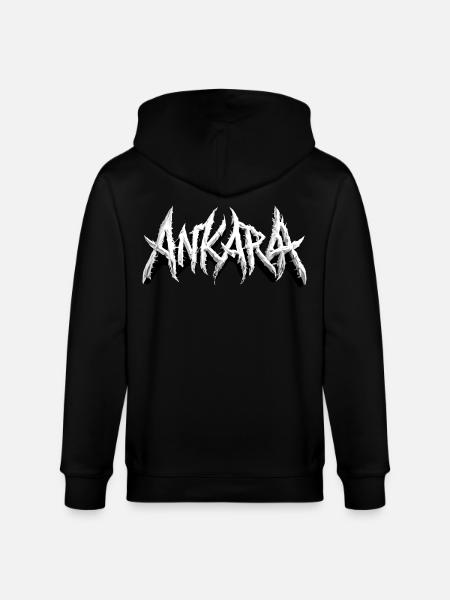 Ankara Turkey - Ankara Metal Music Headbanger - Stanley/Stella CULTIVATOR Unisex Organic Hooded Jacket - black