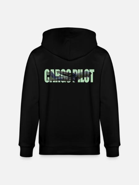 Cargo pilot C-160 - Stanley/Stella CULTIVATOR  Unisex Organic Hooded Jacket - black