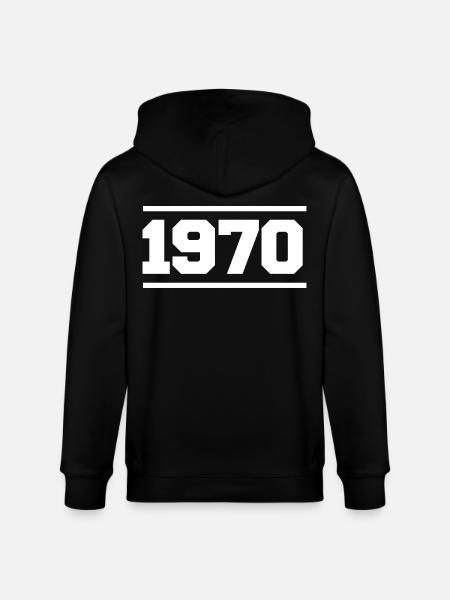 1970 - Veste à capuche bio CULTIVATOR Stanley/Stella Unisexe - noir