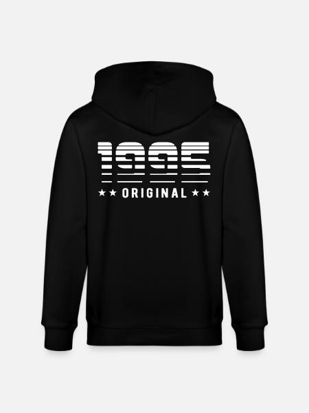 Original 1995 Édition Limitée - Anniversaire - Veste à capuche bio CULTIVATOR Stanley/Stella Unisexe - noir