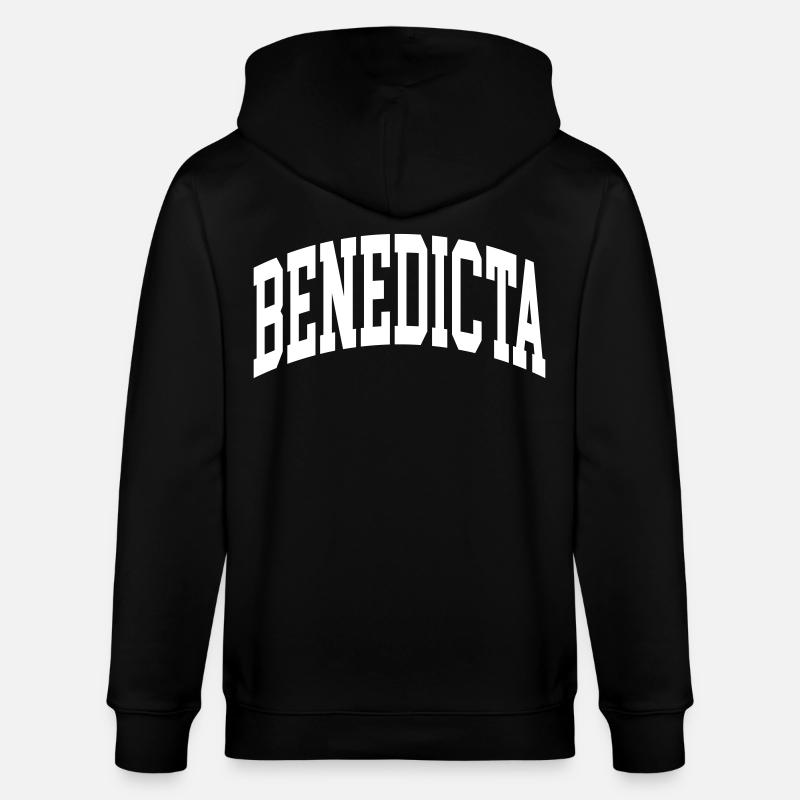 Benedicta - Stanley/Stella Unisex Bio-Kapuzenjacke CULTIVATOR  - Schwarz