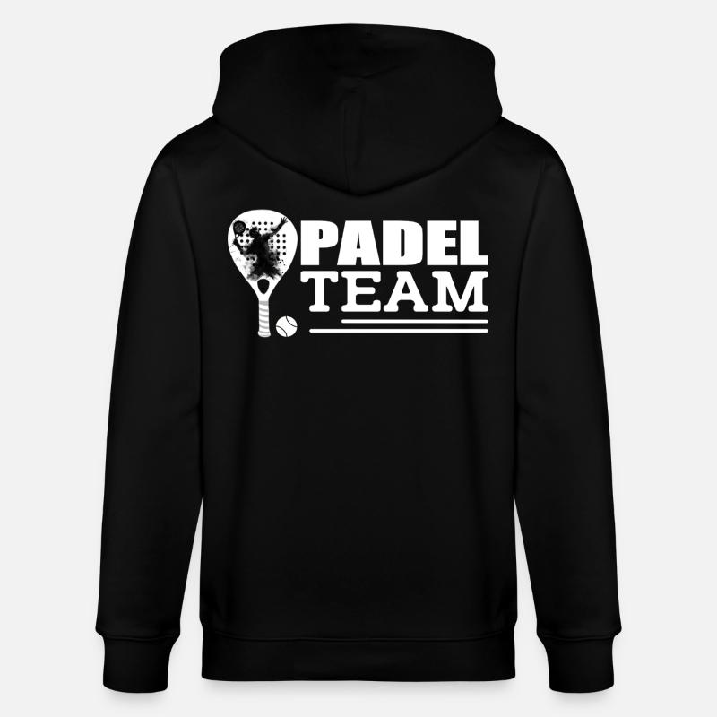 Padel - Veste à capuche bio CULTIVATOR Stanley/Stella Unisexe - noir