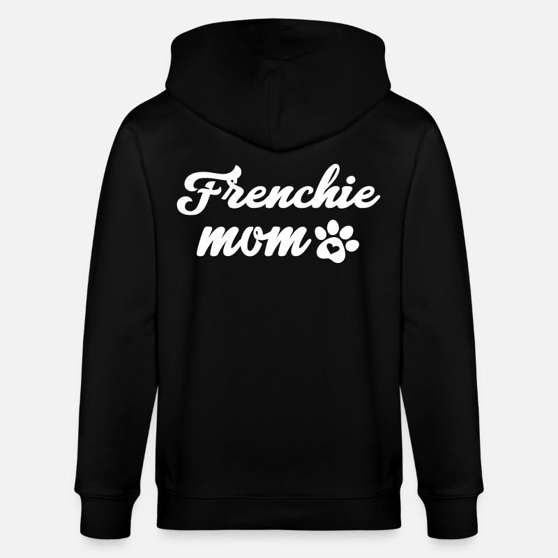 Frenchie Mom - Stanley/Stella Unisex Bio-Kapuzenjacke CULTIVATOR  - Schwarz