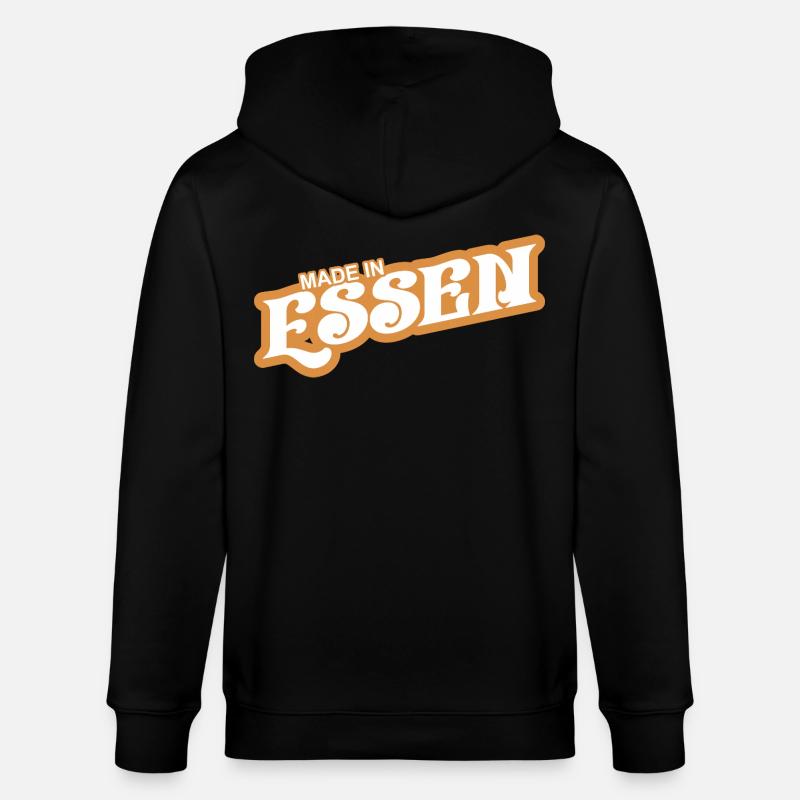 Essen - parce que c’est votre ville ! - Veste à capuche bio CULTIVATOR Stanley/Stella Unisexe - noir