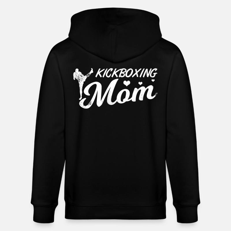 Mère kickboxeuse - Veste à capuche bio CULTIVATOR Stanley/Stella Unisexe - noir