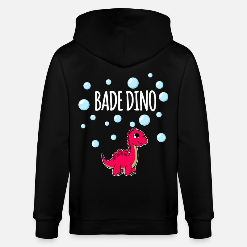 Bain Dino Bébé Bronto - Veste à capuche bio CULTIVATOR Stanley/Stella Unisexe - noir