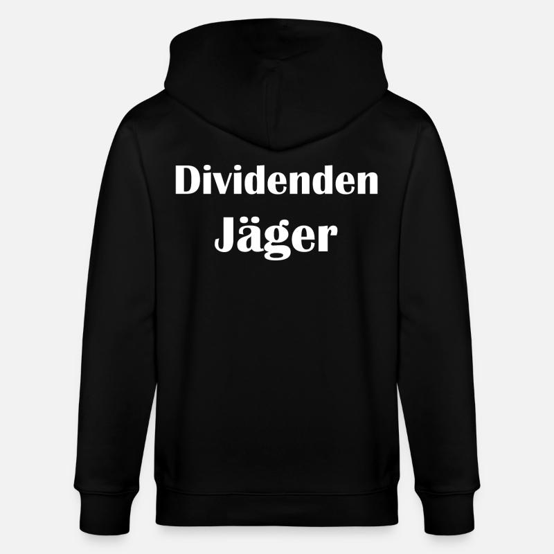 Dividendenjäger - Stanley/Stella Unisex Bio-Kapuzenjacke CULTIVATOR - Schwarz