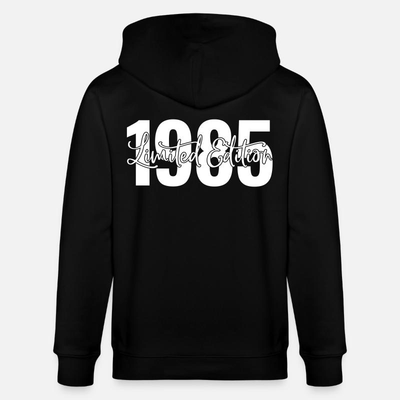 Edition limitée 1985 - Veste à capuche bio CULTIVATOR Stanley/Stella Unisexe - noir