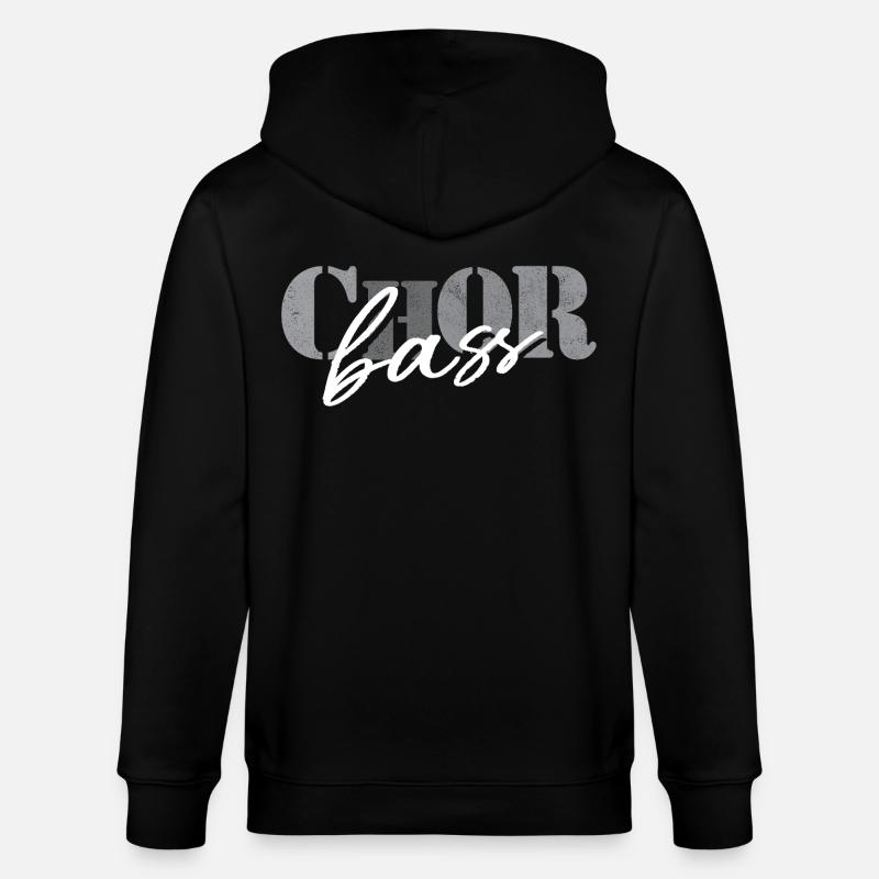 Basse de chœur - Veste à capuche bio CULTIVATOR Stanley/Stella Unisexe - noir