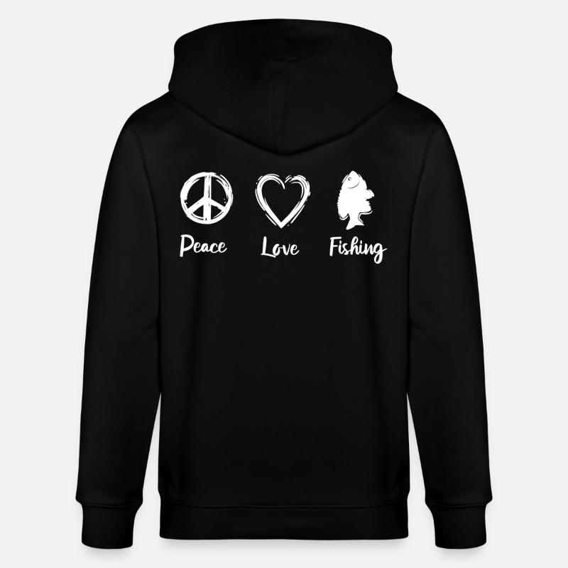 Amour de la pêche - Veste à capuche bio CULTIVATOR Stanley/Stella Unisexe - noir
