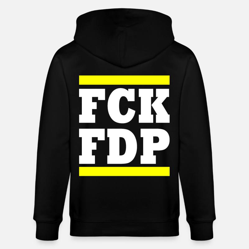 Fck fdp - Stanley/Stella Unisex Bio-Kapuzenjacke CULTIVATOR - Schwarz