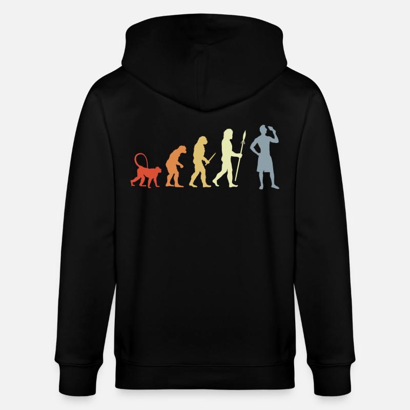 Evolution Amateurs de crème glacée - Veste à capuche bio CULTIVATOR Stanley/Stella Unisexe - noir