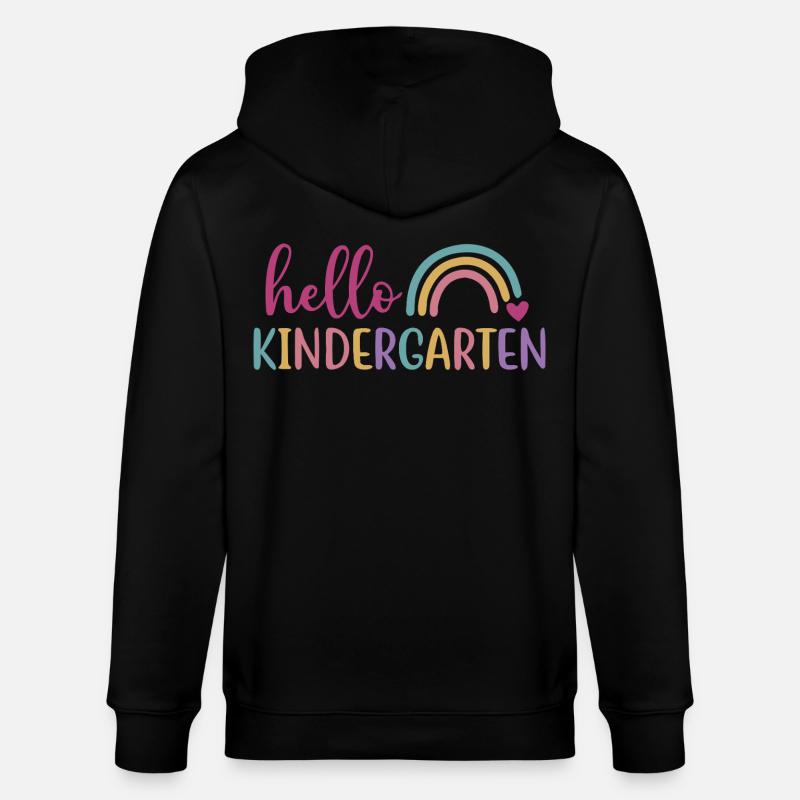 Coucou la Maternelle - Design Rentrée - Veste à capuche bio CULTIVATOR Stanley/Stella Unisexe - noir