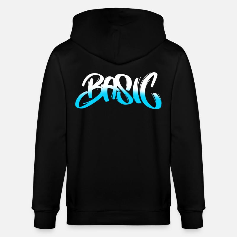 BASIC Graffiti Gradient - Stanley/Stella Unisex Bio-Kapuzenjacke CULTIVATOR  - Schwarz